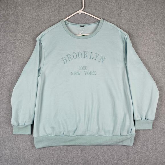 NWT Brooklyn New York Sweatshirt Size 1XL by Shein Curve - Picture 1 of 14